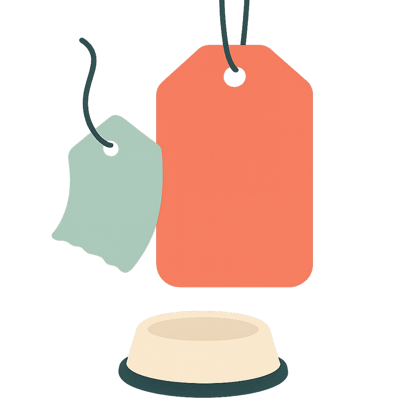 Illustration of a small intro-offer price tag falling away to reveal a much larger real price tag